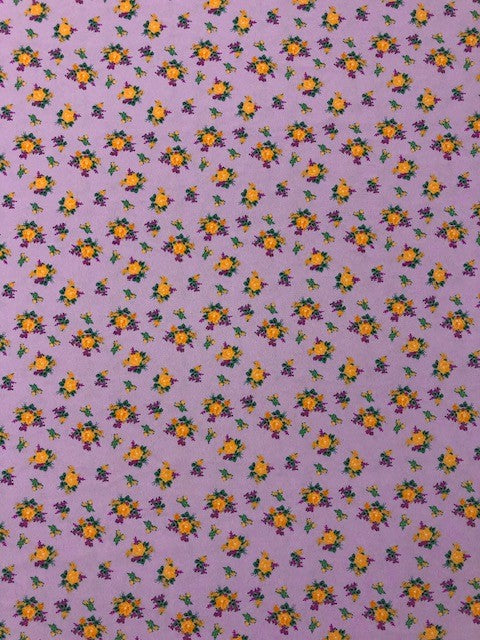 Lavender Ditsy Floral Fabric