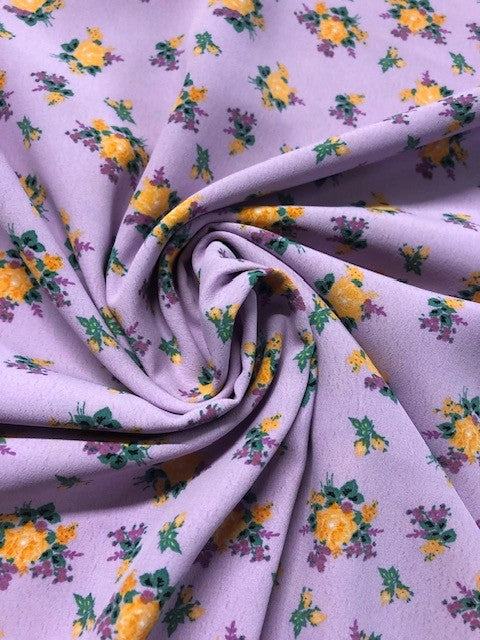 Lavender Ditsy Floral Fabric