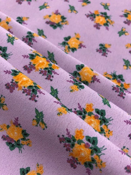 Lavender Ditsy Floral Fabric