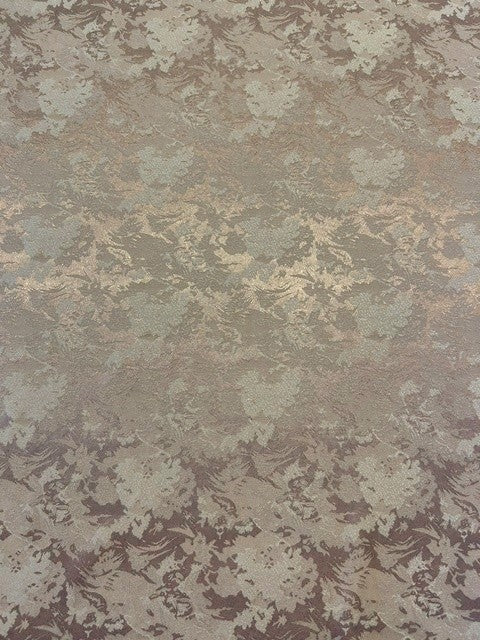 Rose Pink Abstract Jacquard - 100% Polyester - 154cms