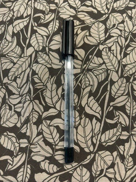 Brown Matt Satin with Taupe Botanical Leaf Print - 100% Polyester - 150cms Wide