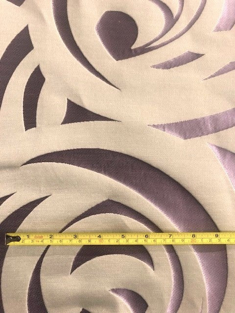 Mauve Swirl Jacquard Furnishing