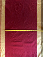 Burgundy, Olive, Copper & Gold Colour Block Silk Dupion