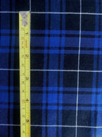 Blue/Navy Tartan With White Overcheck.  Soft Handle