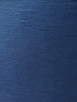 French Navy Viscose Knit with Slub Effect