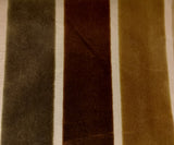 Chestnut/Beige/Olive Velvet Stripe