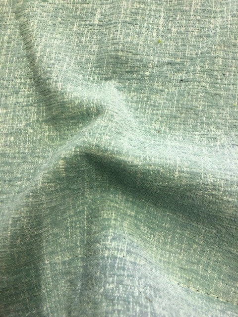 Duck Egg Chenille With Fire Retardant Finish
