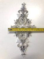 25cm Long Crystal Applique