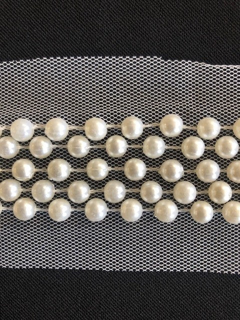 Ivory Pearl Trim 3cm Wide