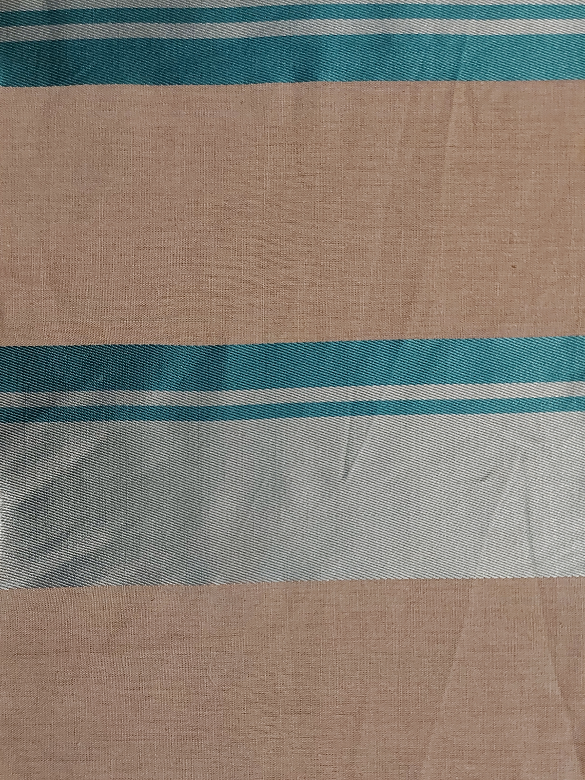 Seagrass Sheen Stripe on Linen/Viscose. "Poetica - Lavrier"