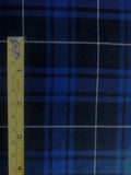 Blue/Navy Tartan With White Overcheck.  Soft Handle