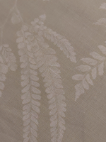 Fern Print on Pastel Sage Green Cotton