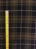 Moss Green/Black Tartan With White Overcheck.  Soft Handle