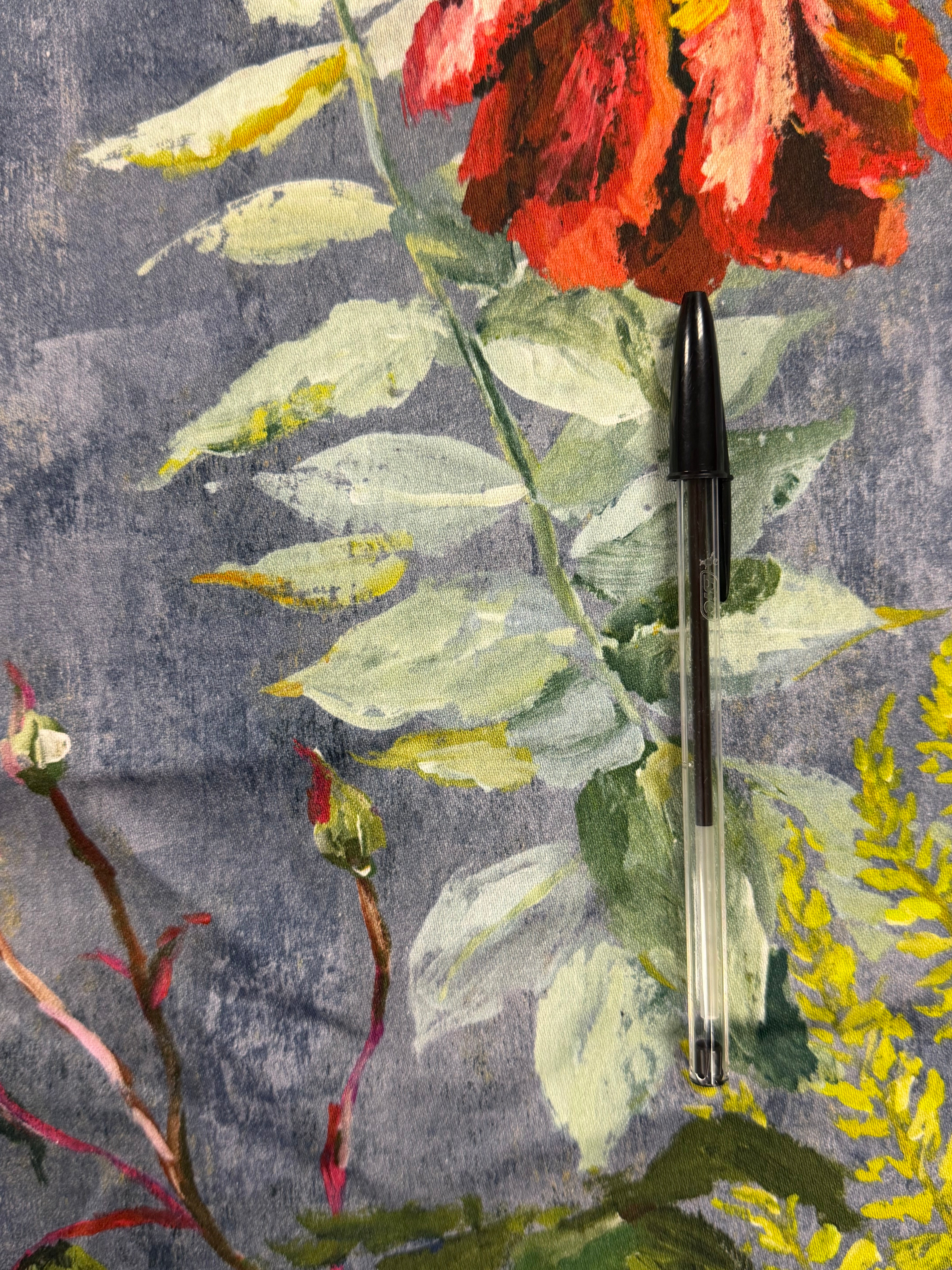 Designers Guild Tulipani Cotton Fabric – Botanical Floral Print – 137cm Wide