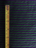 Purple Green Seersucker Stripe.  Stripes Run Across The Fabric