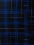 Blue/Navy Tartan With White Overcheck.  Soft Handle