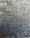 Steel Blue & Grey Textured Effect Velvet Furnishing