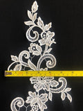 Ivory Guipure Applique (Matching Edging Also Available)