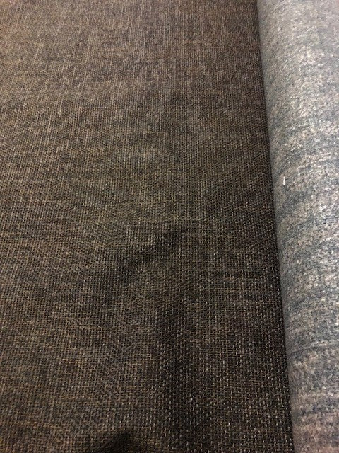 Dark Grey Semi Palin With Backing, Heavy Weight. 520g/m2, 100% Polyester. Roll Size - 6m