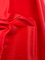 Bright Red Stretch Lining. 80g/m2, 48% Polyester 48% Viscose 4% Elastane. Roll Size - 2.2m