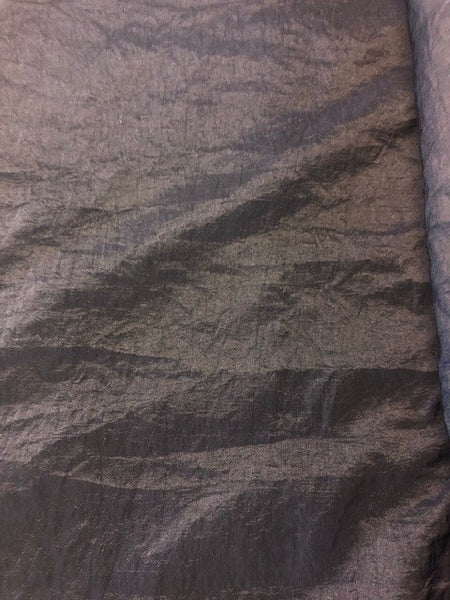 Black Crushed Look Taffeta. 100g/m2, Roll Size: 2m