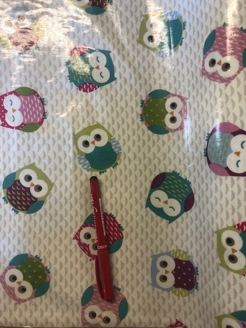 Owl Cotton Coated PVC. 320g/m2, 100% Cotton PVC Coated. Roll Size: 1.5m