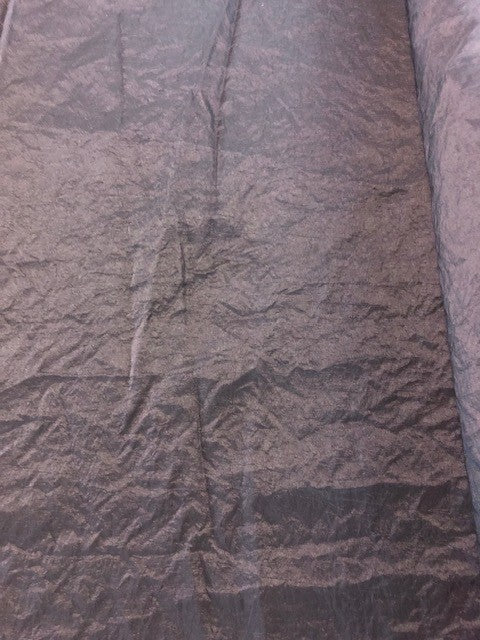 Black Crinkle Taffeta. 120g/m2, 100% Polyester. Roll Size: 2m