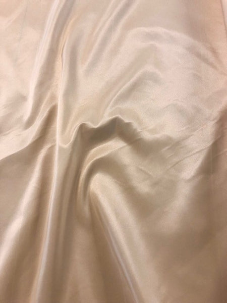 Cream Heavy Crisp Taffeta. 130g/m2, 100% Polyester. Roll Size: 5m