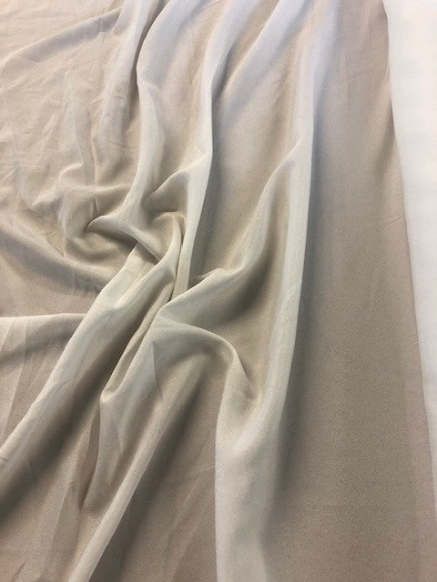Ivory Georgette. 90g/m2, 100% Polyester. Roll Size: 7.3m