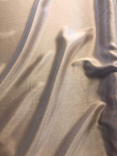 Coffee Satin Backed Crepe. 160g/m2, 100%Polyester. Roll Size: 1.9m