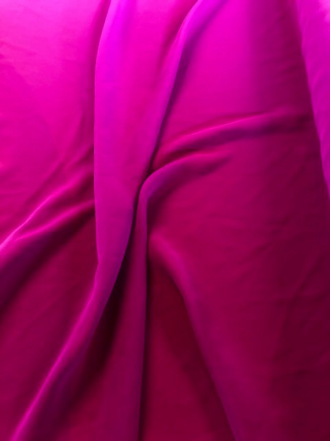 Plum Georgette. 90g/m2, 100% Polyester. Roll Size: 2m