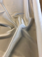 Ivory Satin Backed Faille Soft Drape. 170g/m2, 100%Polyester. Roll Size: 2.7m