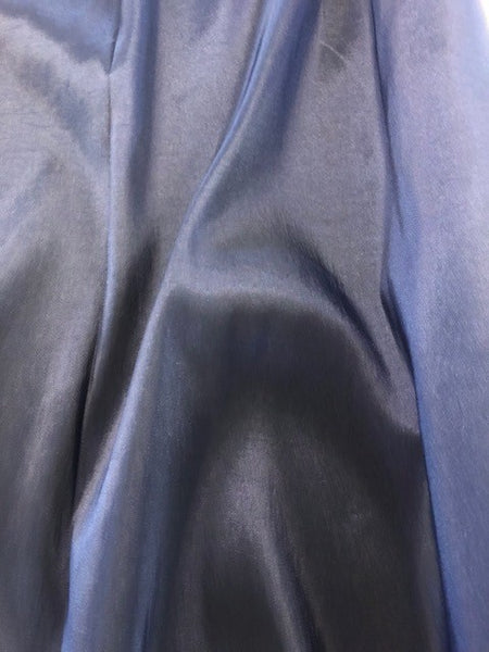 Navy Textured Taffeta. 110g/m2, 50% Nylon 50% Polyester. Roll Size: 4m