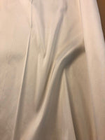 Ivory Lightly Creped Silk. Crisp Handle. 150g/m2. 100% Silk. Roll Size: 3.7m