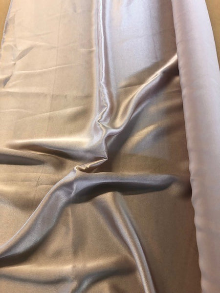 Coffee Satin Backed Faille. 150g/m2, 100% Polyester. Roll Size: 1.8m