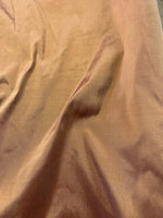 Pale Amber Silk Dupion. 100g/m2, 100% Silk. Roll Size: 1.2m