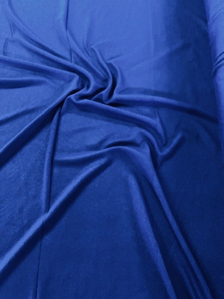 Royal Viscose/Elastane Jersey. 170g/m2, 95% Viscose 5% Elastane. Roll Size: 3m