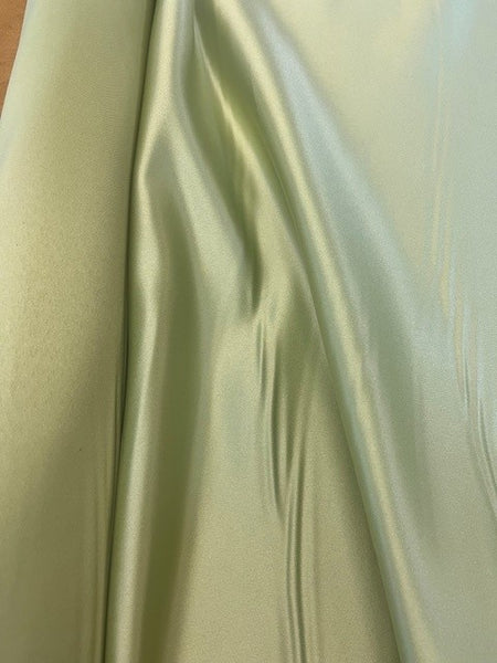 Willow Green Non Snag Matt Duchess Satin. 190g/m2, 100% Polyester. Roll Size: 3m