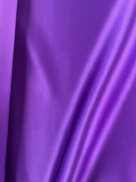 Violet Non Snag Duchess Satin. 190g/m2, 100% Polyester. Roll Size: 5m