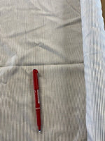 Black Pinstripe Lining. 60g/m2, 100% Viscose. Roll Size: 3m