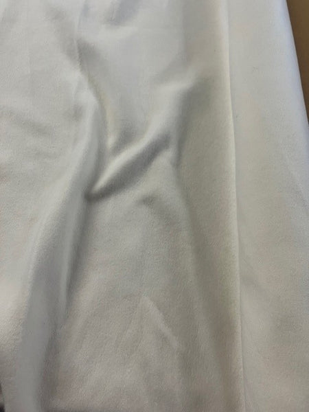 Ivory Cotton Mix Fleece. 350g/m2, 80% Cotton 20% Polyester. Roll Size: 2m