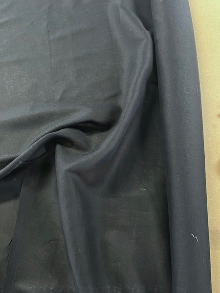 Black Lightweight Linen/Cotton. 90g/m2, 55% Linen 45% Cotton Roll Size: 2m