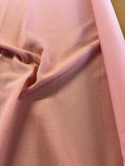 Pink Linen Look. 200g/m2, 100% Polyester. Roll Size: 2m