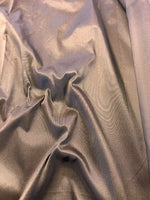 Chestnut/Grey Silk With Subtle Ribbing. Intermittent Staining Reflected in Price. 100g/m2, 100% Silk. Roll Size: 5.5m