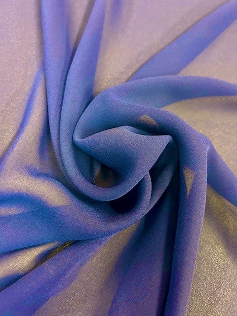 Lightweight Polyester Crepe Fabric – Royal Blue Roll Size: 2m
