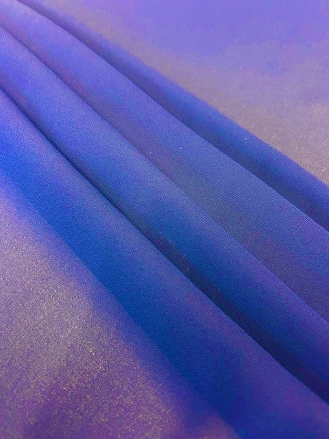Lightweight Polyester Crepe Fabric – Royal Blue Roll Size: 2m