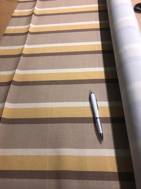 Coffee Stripe Firm handle. 280g/m2. Roll Size - 5.2m