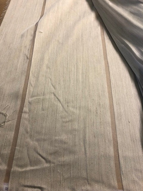 Barley Striped Voile, Wide Width (300cm). 90g/m2. Roll Size - 1.4m