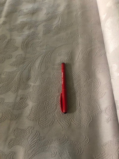 Stone Grey Textured Jacquard. 380g/m2. Roll Size - 3.4m