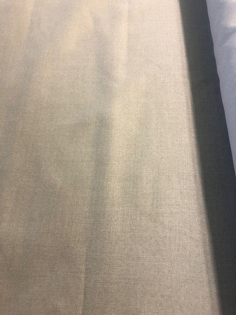 Natural Plain Weave, Smooth One Side, Crisp Handle. 340g/m2. Furnishing Fabric. Roll Size - 4.5m